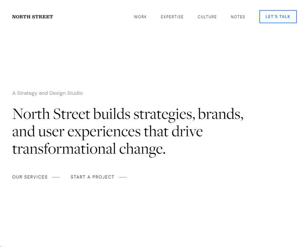 North Street Creative Home Page